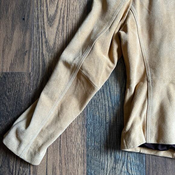 George Designs by Mark Eisen Genuine Leather Jacket Saddle Brown Women’s L 12/14 - Picture 11 of 15